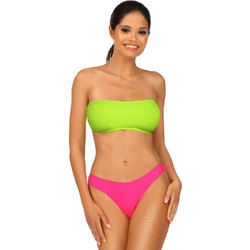 Lorin Bikini Set Strapless Φούξια Lime L-1183
