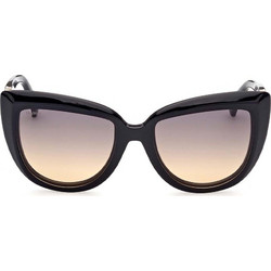 Max Mara MM0029 01B Γυναικεία Γυαλιά Ηλίου Cat Eye Κοκάλινα Μαύρα με Μαύρο Degradee Φακό