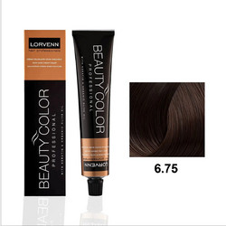 Lorvenn Beauty Color 6.75 Παλίσσανδρος Μόνιμη Βαφή Μαλλιών 70ml