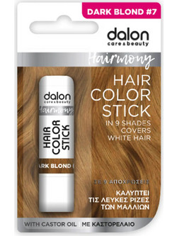 Dalon Color Hair Stick 7 Ξανθό Σκούρο Κραγιόν Μαλλιών 4.5gr