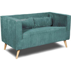 Bliumi Vanessa Διθέσιος Καναπές Πετρόλ 123x70x68cm 1072 IN 400-08-004