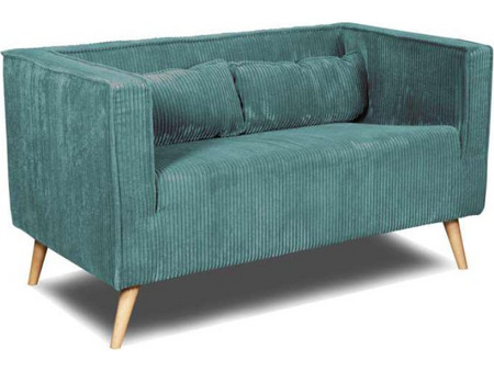 Bliumi Vanessa Διθέσιος Καναπές Πετρόλ 123x70x68cm 1072 IN 400-08-004