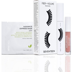 Seventeen Fiber Volume Mascara + Mini Matlishious 04 + Radiance Express Sachet Mask