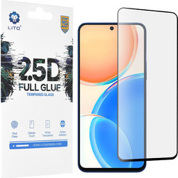 Lito - 2.5D FullGlue Glass - Honor X8 4G / X8a - Black