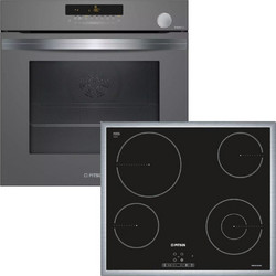Pitsos Φούρνος Ηλεκτρικός Άνω Πάγκου 71lt 59.4cm PH31S81A6 με Κεραμικές Εστίες CRS645T06