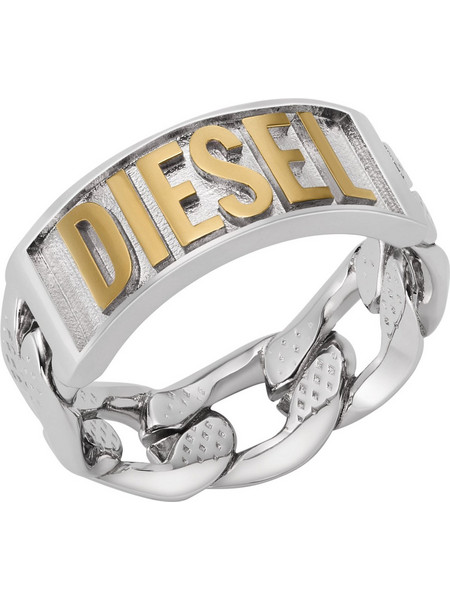 Diesel Ανδρικό Δαχτυλίδι από Ατσάλι Ασημί DX1420931