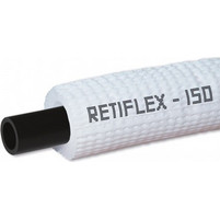 Σωλήνας πλαστικός μαύρος Retiflex Φ16Χ2 (50 μέτρα) για ζεστό νερό με μόνωση UV λευκού χρώματος