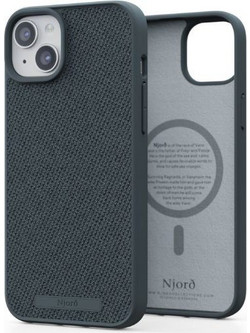 NJORD IPHONE 15 PLUS CASE FABRIC MAGSAFE (DARK GREY)