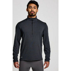 Saucony Triumph 3D 1/2 Zip Ανδρικό Αθλητικό Φούτερ Μαύρο SAM800357-BKH