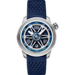 Bomberg BB01 Ανδρικό Ρολόι Αυτόματο με Μπλε Καουτσούκ Λουράκι CT43ASS.22-2.11