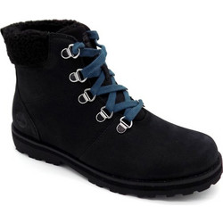 Timberland Παιδικά Αρβυλάκια Navy Μπλε Δερμάτινα με Γούνα TB0A2GU1015