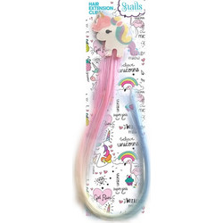 SNAILS Hair Extension Clip, Ponycorn, Κλιπ Μαλλιών με Χρωματιστά Extension - 1τεμ