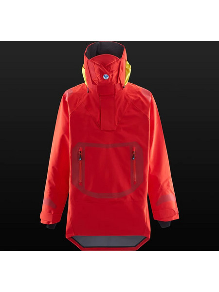 North Sails Μπουφάν Αδιάβροχο Ιστιοπλοΐας South Ocean Smock - Fiery Red