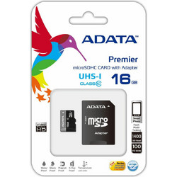 Adata Premier microSDHC 16GB Class 10 U1 UHS-I + Adapter