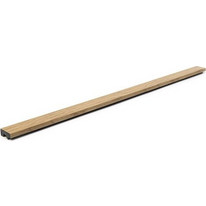 Πηχάκι Μονό Τελειώματος Για F4 PIANO Nat.Oak/Black 12Χ27Χ2900mm 7-27-AP-011-F4