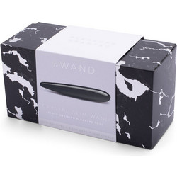 Le Wand Premium Crystal Slim Wand Διπλό Dildo Μαύρο