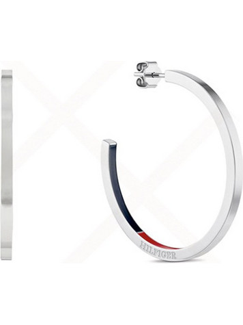 Tommy Hilfiger Γυναικεία Σκουλαρίκια Κρίκοι από Ατσάλι Ασημί 2780811
