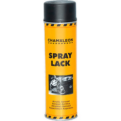 Chamaleon Acrylic aerosol wheel paint black matt 500ml