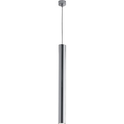 LUCE Fluke 1 Κρεμαστό Φωτιστικό Οροφής Μονόφωτο GU10 Ασημί 8031440361774