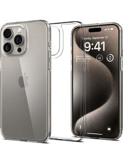 Spigen Airskin Hybrid Back Cover Crystal Clear (iPhone 15 Pro Max)