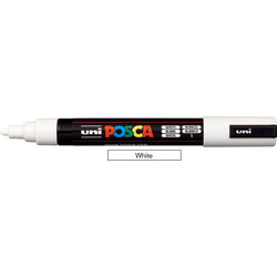 Μαρκαδόροι Posca PC-5M Λευκό