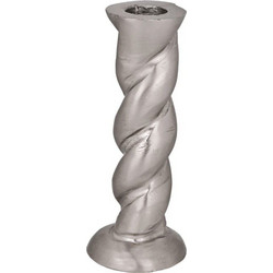 Κηροπήγιο Jelicoe 422026 5x14cm Silver Eglo Αλουμίνιο