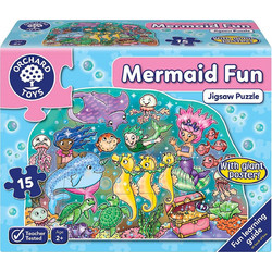 Παιδικό Puzzle Orchard Toys Mermaid Fun 15 Κομμάτια