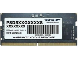 Patriot Signature 32GB (1X32GB) DDR5 RAM 5600MHz C46 SoDimm