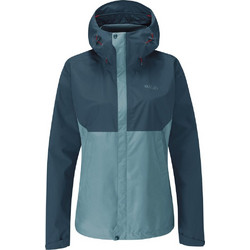 Rab Γυναικείο Μπουφάν Χειμωνιάτικο Softshell Μακρύ Πετρόλ QWG-83-OBC-12