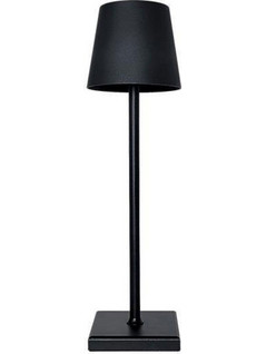 Eurolamp 144-70012 Πορτατίφ Αφής LED με Μπαταρία Μαύρο Φ10xΥ38cm