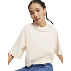 Puma Classics Oversized Tee Γυναικείο Αθλητικό Crop Top Nude 624271-64