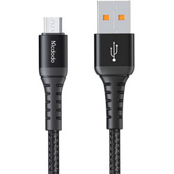 Mcdodo Braided USB 2 to micro USB Cable Μαύρο 1m (CA-2281)