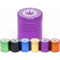 Τρίφτης καπνού AMSTERDAM LEAF JK04 MIX ALUMINUM 4 parts 30mm