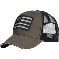 Pentagon Ανδρικό Καπέλο Jockey με Δίχτυ Snapback Υφασμάτινο Χακί K13055