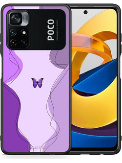 Purple Mariposa - Xiaomi Poco M4 Pro 4G case