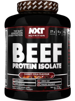NXT Nutrition Beef Protein Isolate Cherry Cola Πρωτεΐνη Γράμμωσης 1.8kg