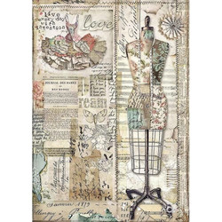 ΡΙΖΟΧΑΡΤΟ DECOUPAGE A4 MANNEQUIN 4442