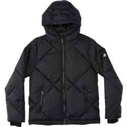 DC Παιδικό Μπουφάν Χειμωνιάτικο Puffer Μαύρο ADBJK03029-KVJ0