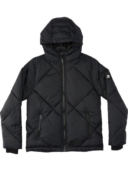 DC Παιδικό Μπουφάν Χειμωνιάτικο Puffer Μαύρο ADBJK03029-KVJ0