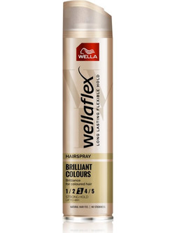 Wella WellaFlex Brilliant Colours 3 Strong Hold Λακ Μαλλιών για Λάμψη Δυνατό Κράτημα 250ml