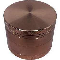 ΤΡΙΦΤΗΣ-GRINDER ΜΕΤΑΛΛΙΚΟΣ 50 Χ 40mm 3 ΘΕΣΕΩΝ ΡΟΖ ΧΡΥΣΟ