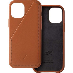 Native Union Clic Card Back Cover Brown (iPhone 12 mini)