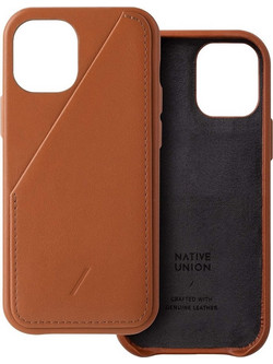 Native Union Clic Card Back Cover Brown (iPhone 12 mini)