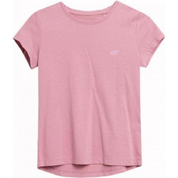 4F Παιδικό T-Shirt Κοντομάνικο Ροζ JSS23T-TSHF279-54S