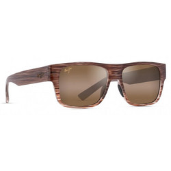 Maui Jim Keahi Brown Ανδρικά Γυαλιά Ηλίου Τετράγωνα Κοκάλινα Καφέ με Καφέ Polarized Φακό