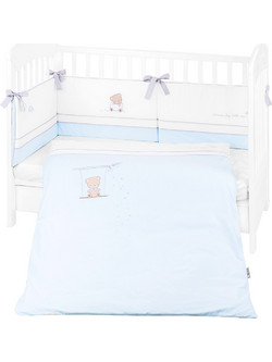 KikkaBoo Dream Big Σετ Κούνιας 70x140cm Blue 2τμχ