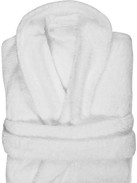 Mπουρνούζι Λευκό Ξενοδοχείου 450γρ. 100% cotton - Astron Italy