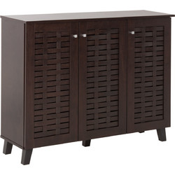 HomeMarkt Παπουτσοθήκη Ξύλινη Καφέ Μ115xΠ34xΥ89cm HM9610.01