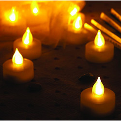 ΣΕΤ TEA LIGHTS 4 LED ΛΑΜΠ ΔΙΑΚΟΣΜΗΤΙΚΑ ΘΕΡΜO ΜΠΑΤ 4*CR2032(ΔΕΝ ΣΥΜΠ) IP20 ΔΙΑΜ:3,5cm *Υ:3,8cm - X1341626