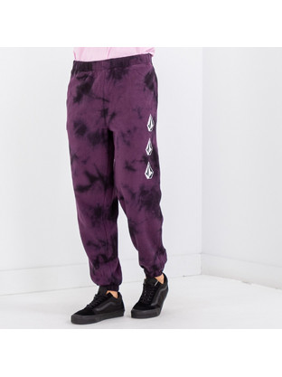 Volcom Ανδρικό Παντελόνι Φόρμας Fleece με Λάστιχο Μωβ A1242101-MUL